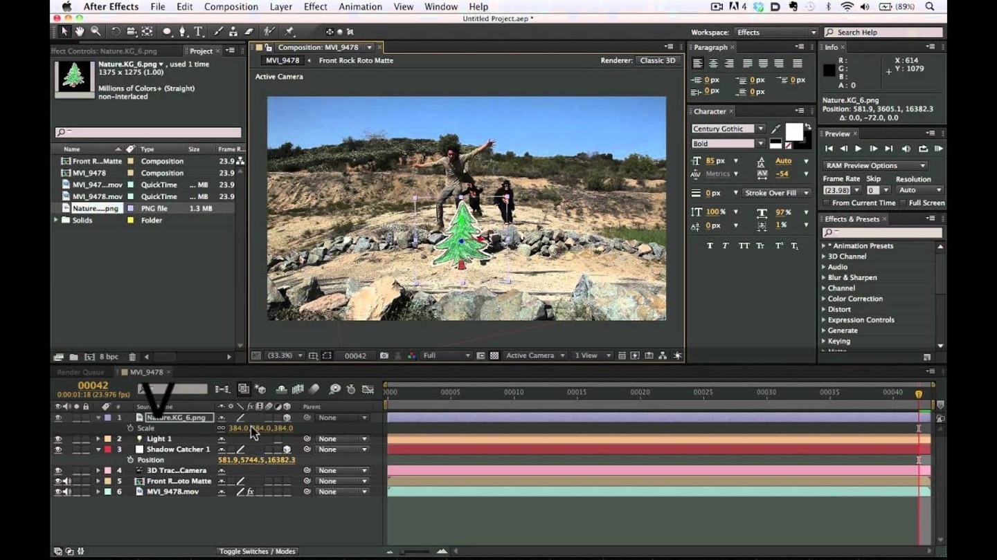 3D Camera Tracking Services